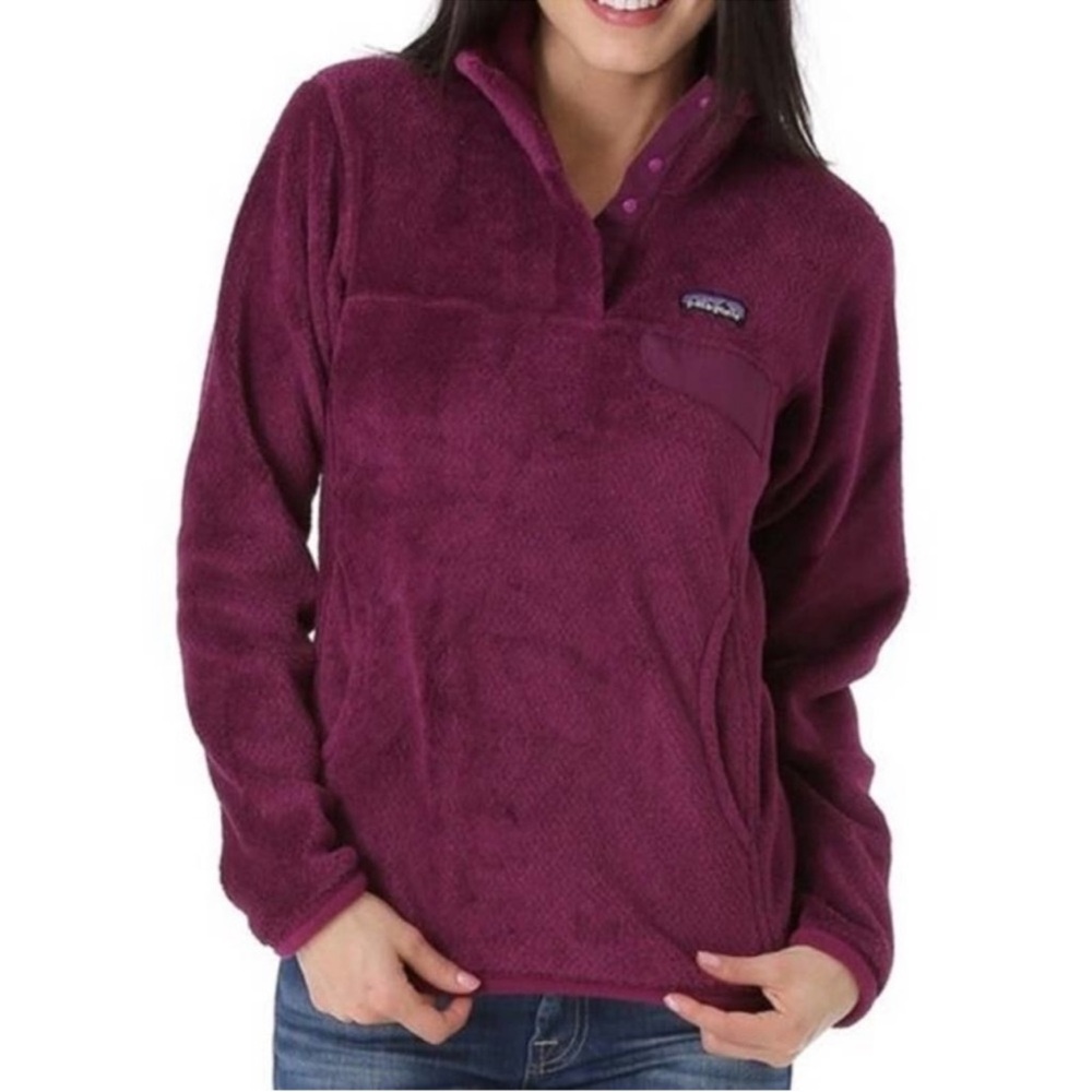 Patagonia Women's Plum Re-Tool Snap Fleece Pullover